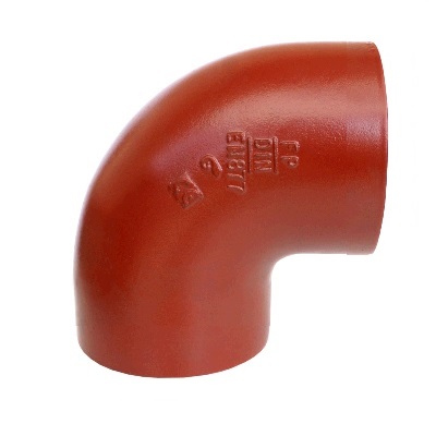 Отвод 88° чугунный SML Ду 50 безраструбный