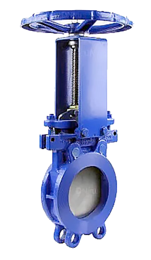 Задвижка шиберная DN.ru GVKN1331E-2W-Fb-S Ду50 Ру16 двусторонняя , шпиндель - невыдвижной, управление - штурвал