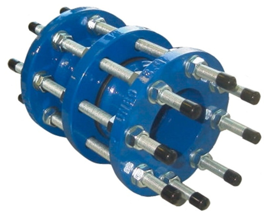 Демонтажная вставка AVK трехфланцевая ДУ125, РУ10/16 (DN125, PN10 ИЛИ PN16) Высокопрочный чугун/низкоуглеродистая сталь