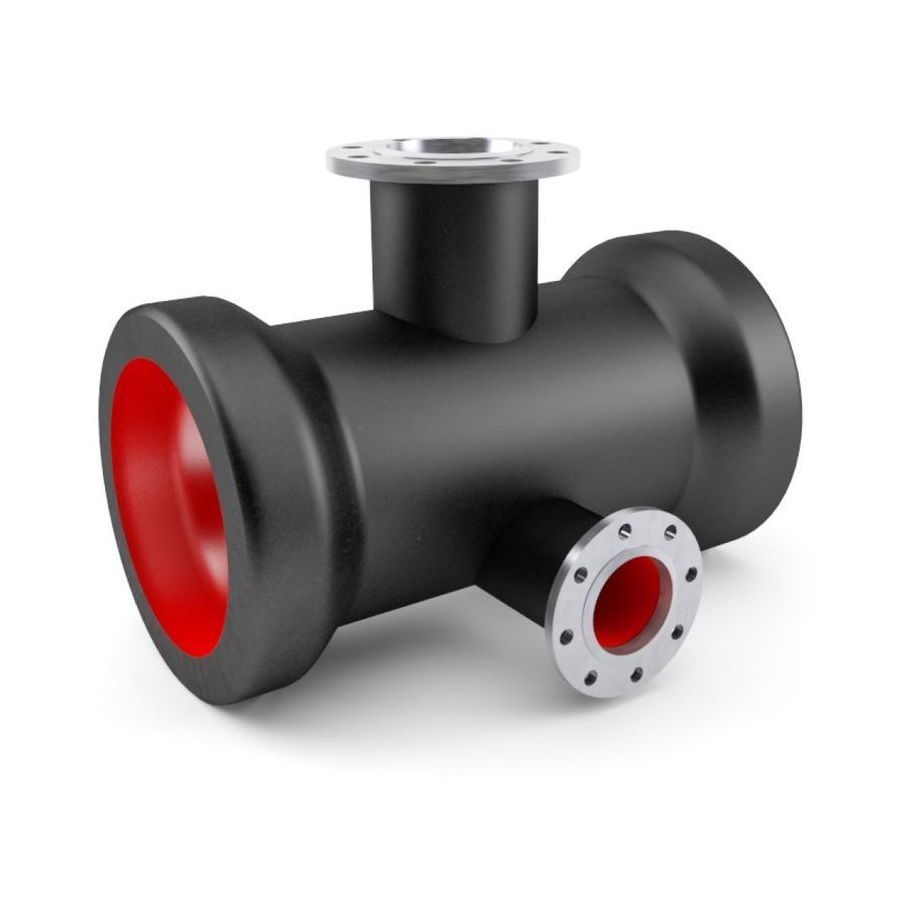 Пожарная подставка тройник раструб-фланец ППТРФ ВЧШГ DN600*400 (ДУ600*400)