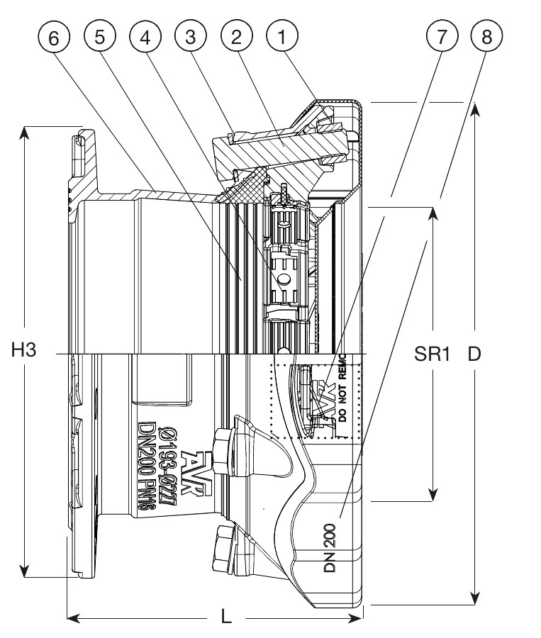 Фланцевый адаптер Supa Maxi