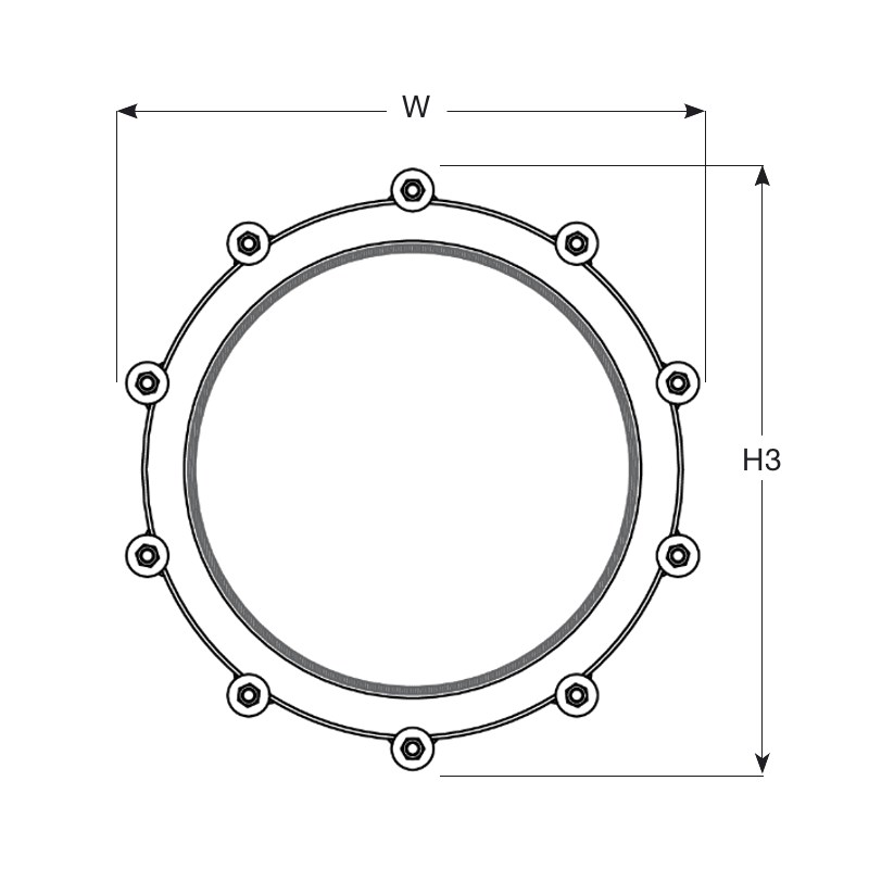 МУФТА СОЕДИНИТЕЛЬНАЯ SUPER HYDRO чертеж