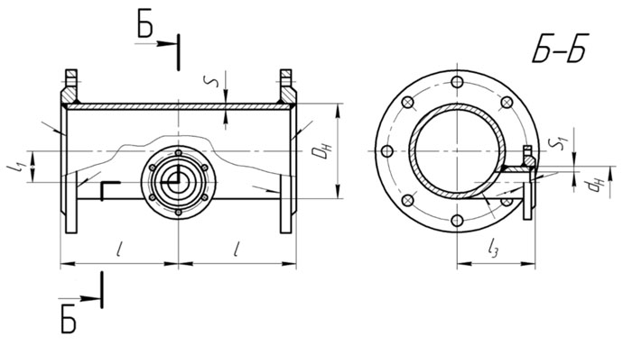 Выпуск фланцевый ВФ ВШЧГ