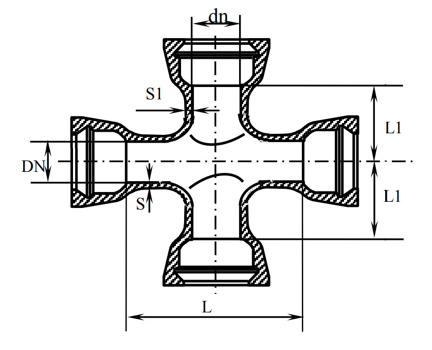 Крест раструбный