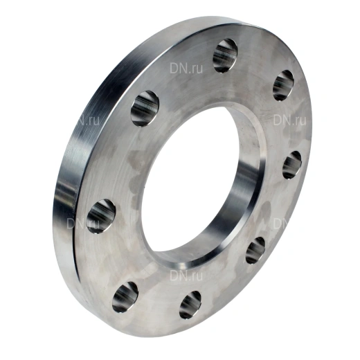 Фланец плоский DN.ru Ду125 Ру16 корпус - нержавеющая сталь 12Х18Н10Т, тип 01, ряд 1, исполнение B, гр. IV, ГОСТ 33259-2015