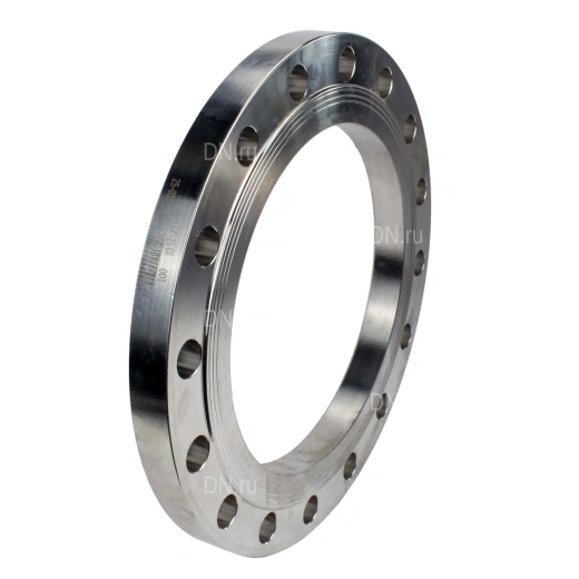 Фланец плоский DN.ru Ду200 Ру16 корпус - нержавеющая сталь 12Х18Н10Т, тип 01, ряд 1, исполнение B, гр. IV, ГОСТ 33259-2015