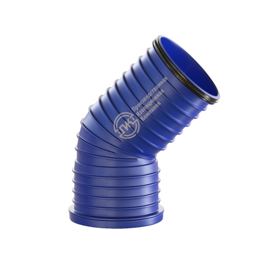 Отвод 0-45°для труб  OD 200 серии ПИКПАЙП-G