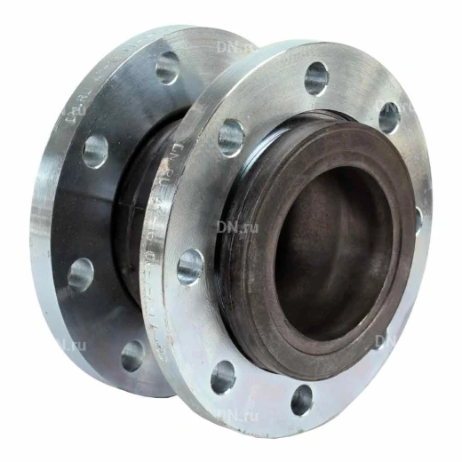 Компенсатор резиновый DN.ru CR-N34-F Ду32 Ру10 NBR фланцевый