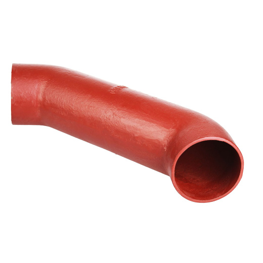 Отвод 88° чугунный безраструбный SML Ду 125 с успокоительным участком