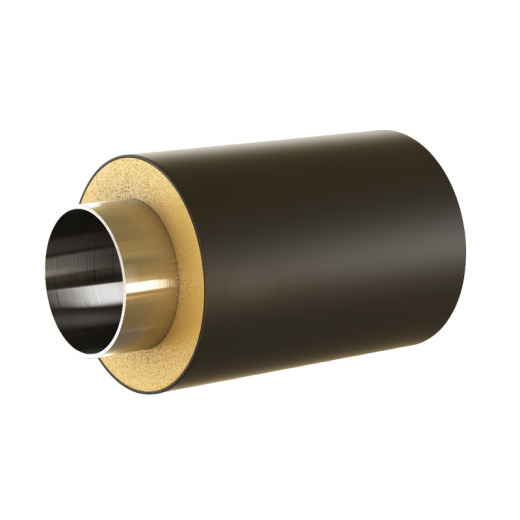 Стальная труба в ППУ изоляции в защитной полиэтиленовой оболочке (ПЭ)