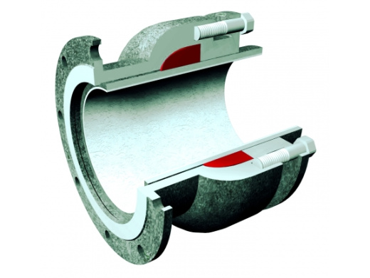Патрубок фланец-раструб компенсационный ПФРК ВЧШГ DN250 (ДУ250)