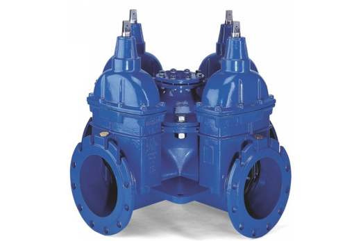 Крестовина AVK серия 18/70 DN300 PN16 фланцевая с четырьмя выходами
